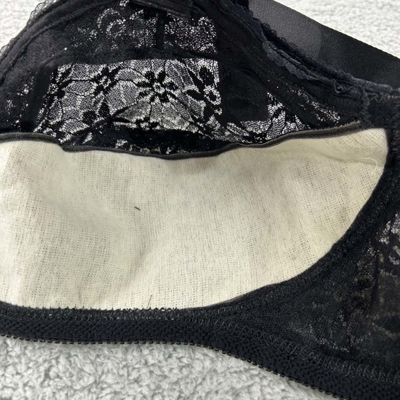 Norvell Bra 34HH Full Coverage 574 Soft Cup Cone Floral Lace NWOT NOS - Picture 7 of 9